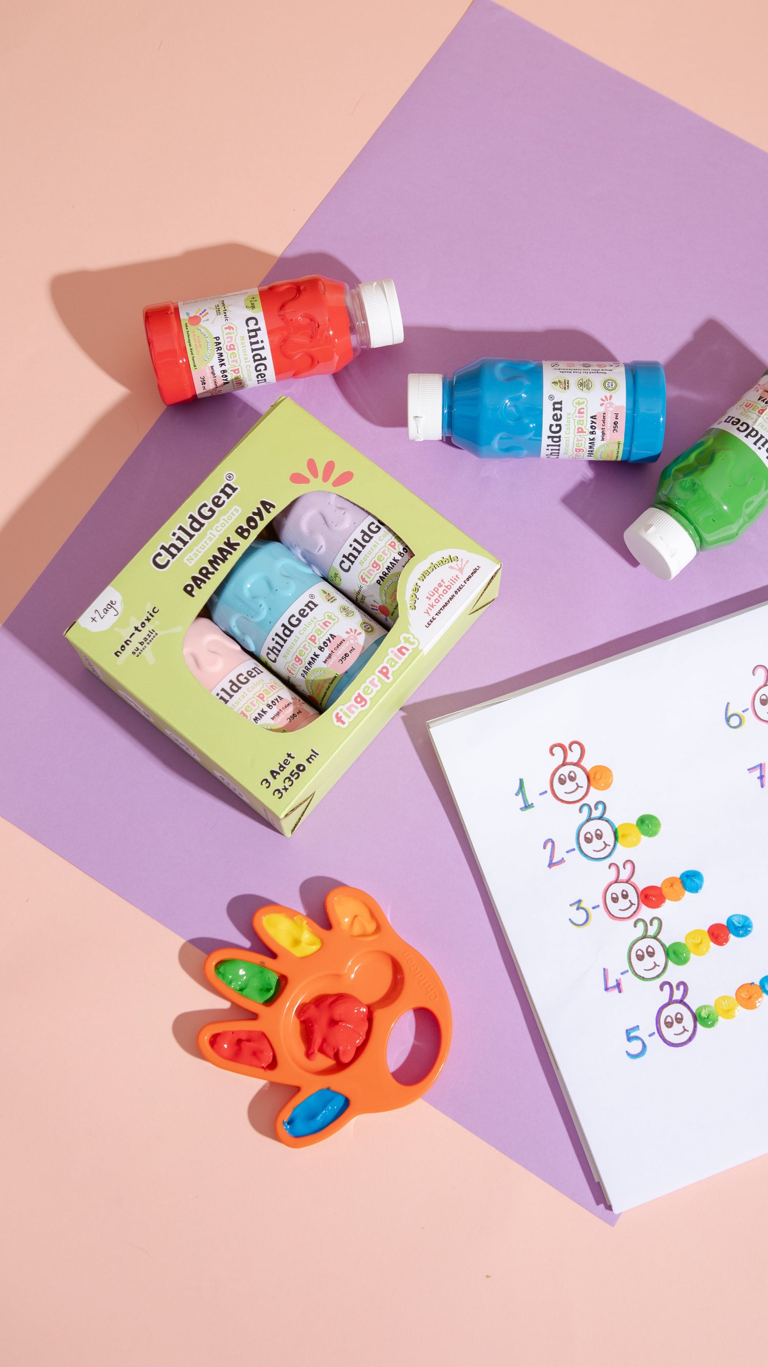 ChildGen Finger Paint Collection