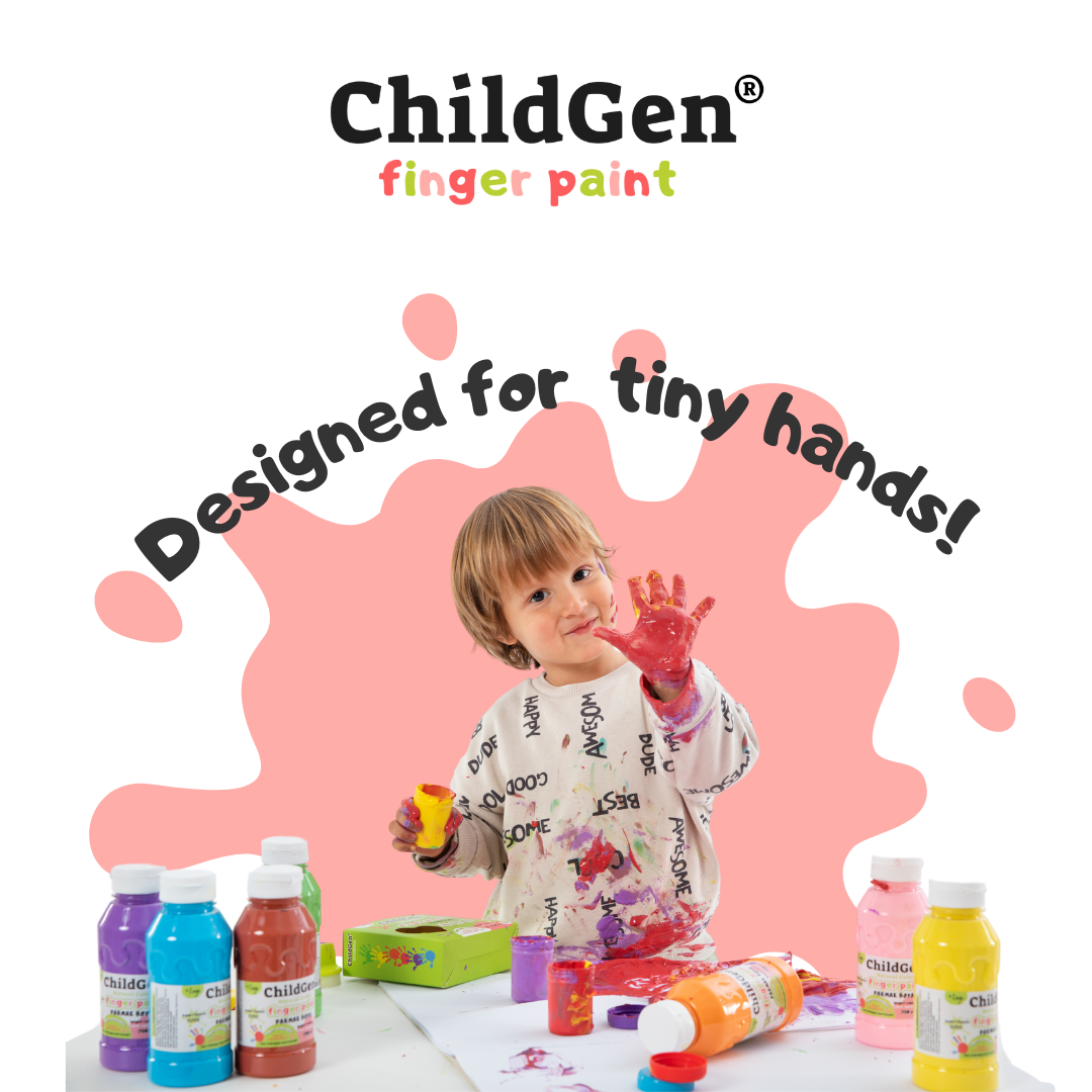 ChildGen Washable Finger Paint Neon Set