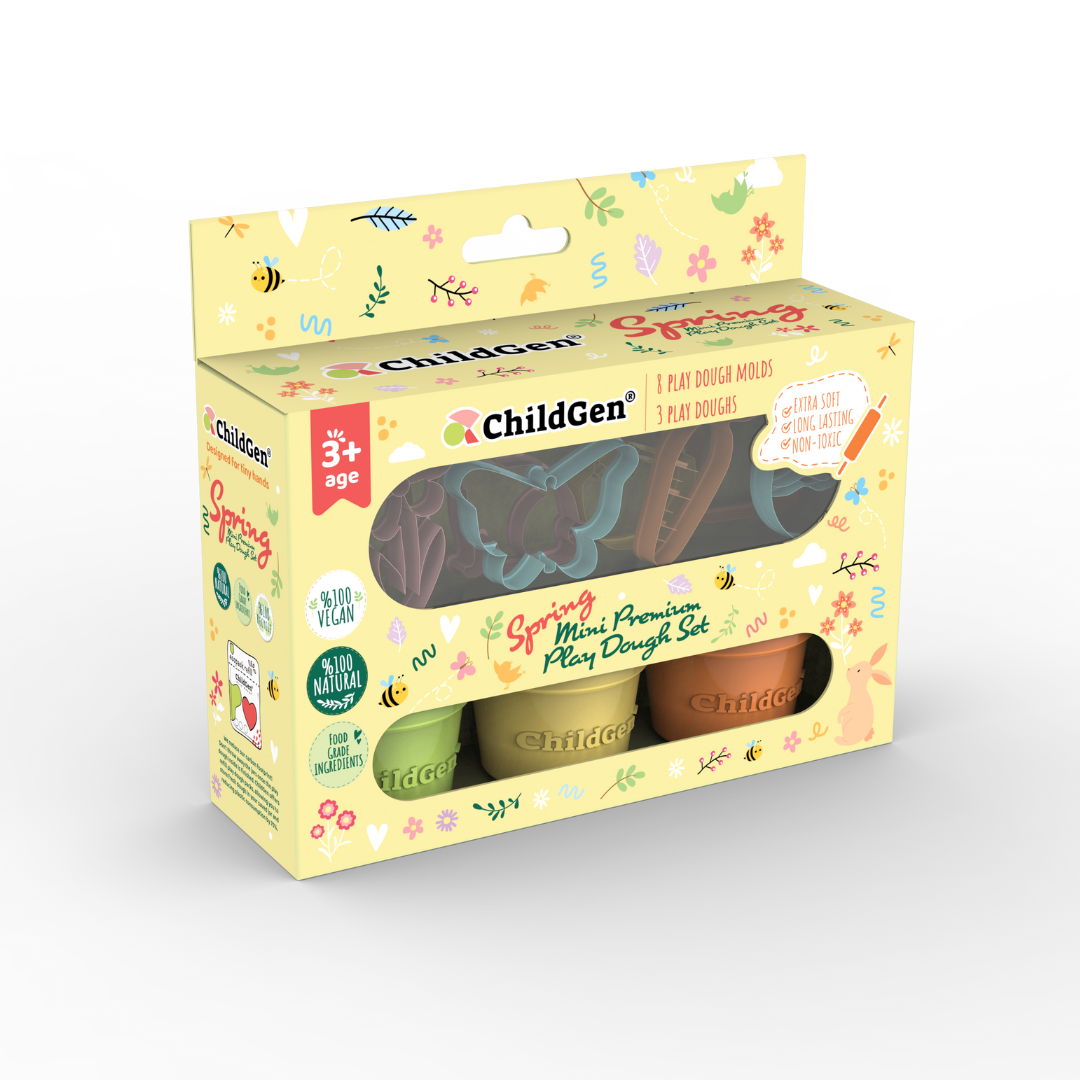 ChildGen Natural Playdough - Spring Set