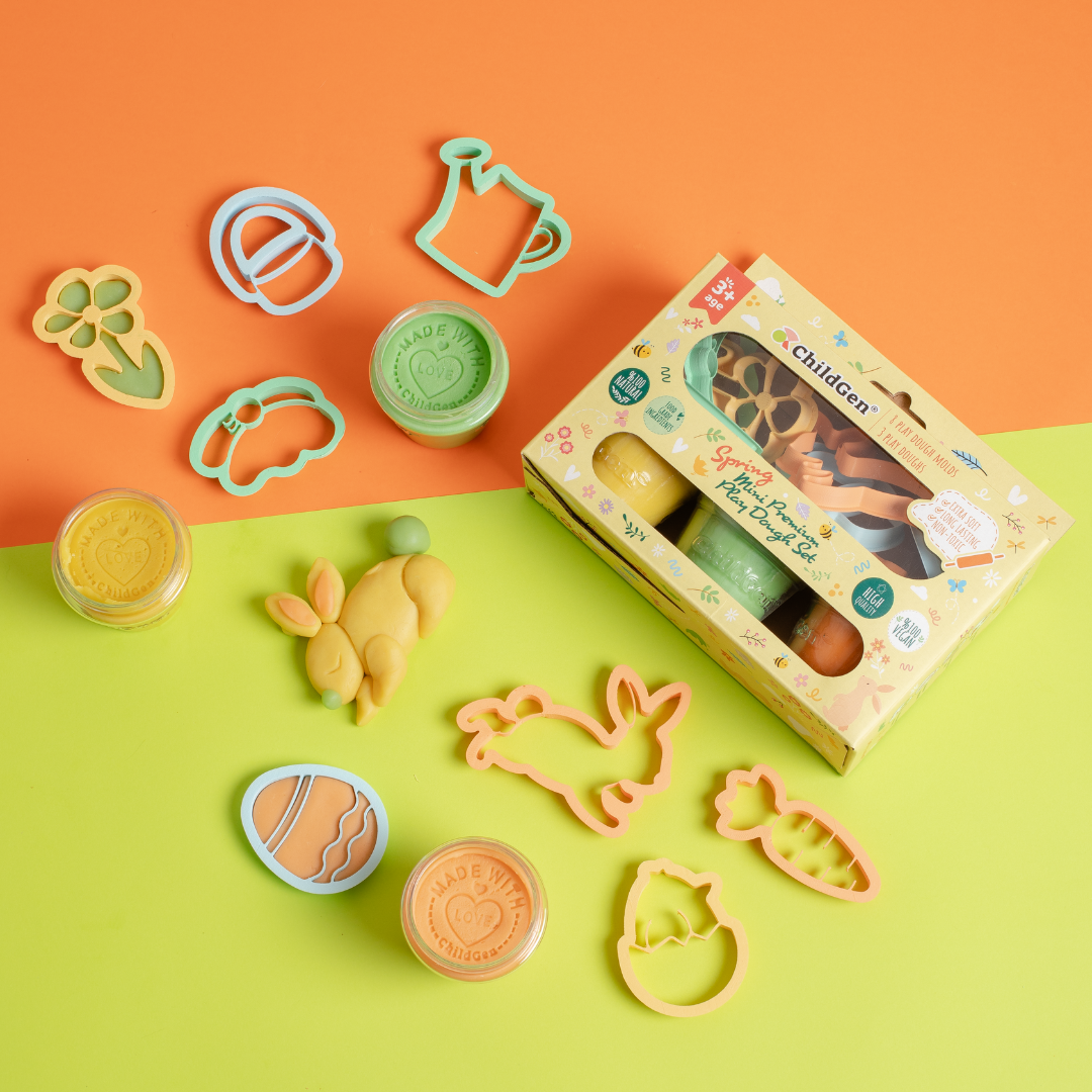 ChildGen Natural Playdough - Spring Set