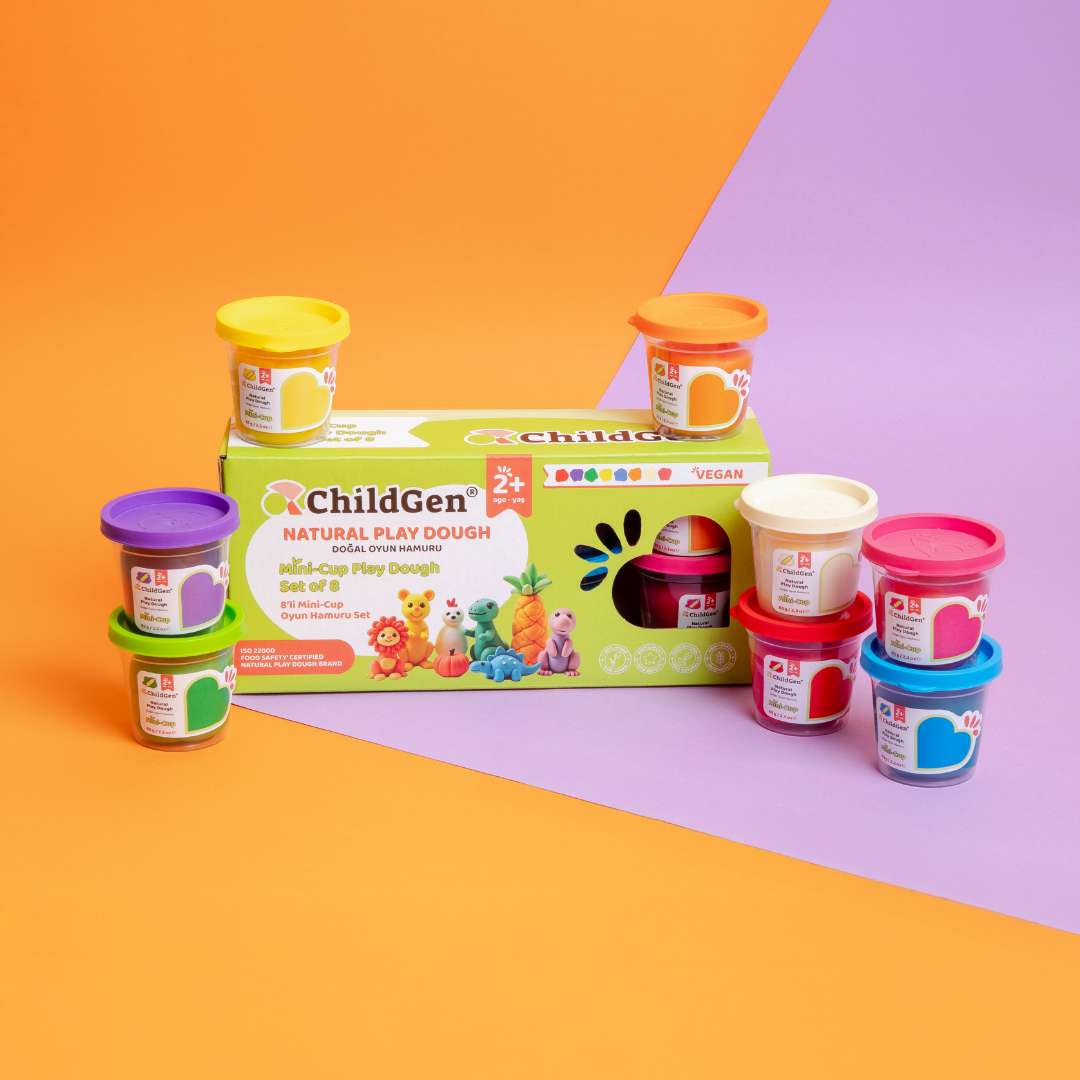 ChildGen Natural Playdough - Minicups