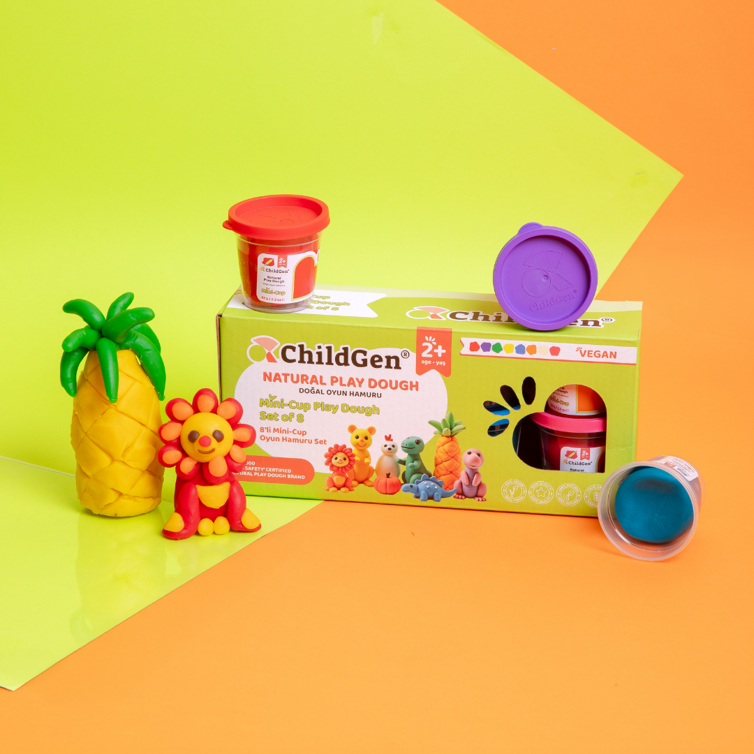 ChildGen Natural Playdough - Minicups