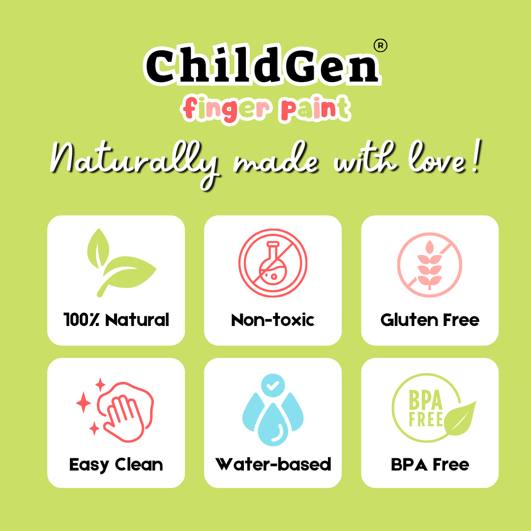 ChildGen Washable Finger Paint Set
