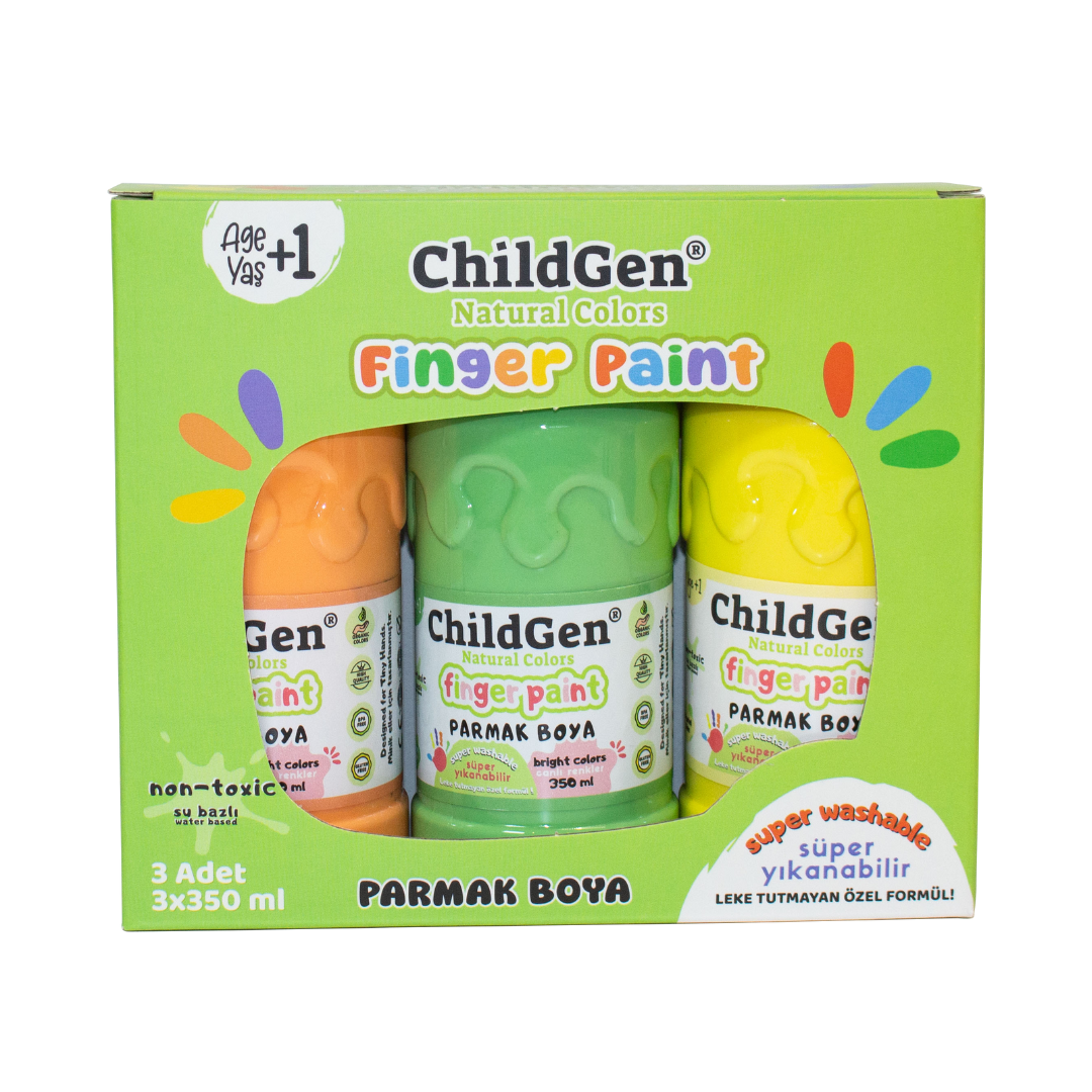 ChildGen Washable Finger Paint Pastel Set