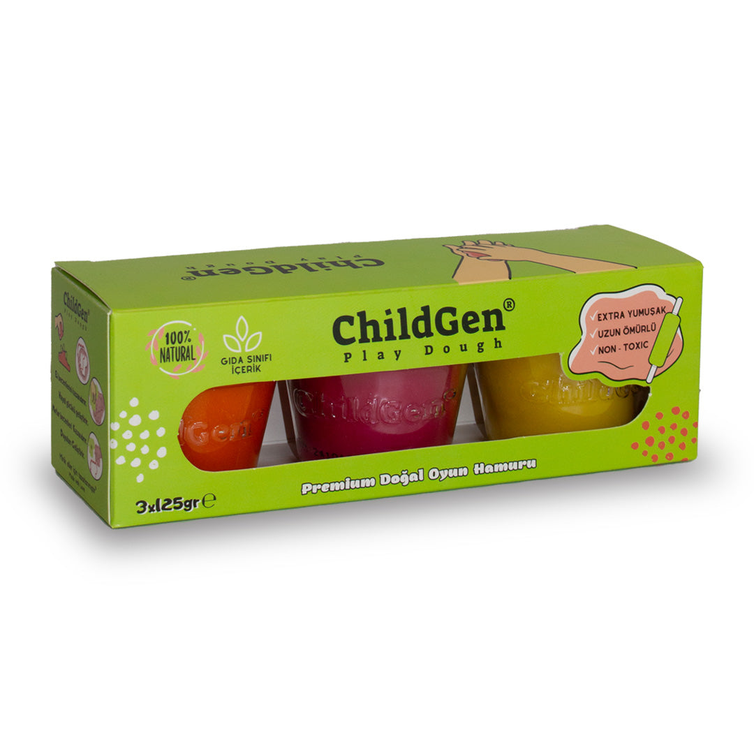 ChildGen Natural Playdough - Trio