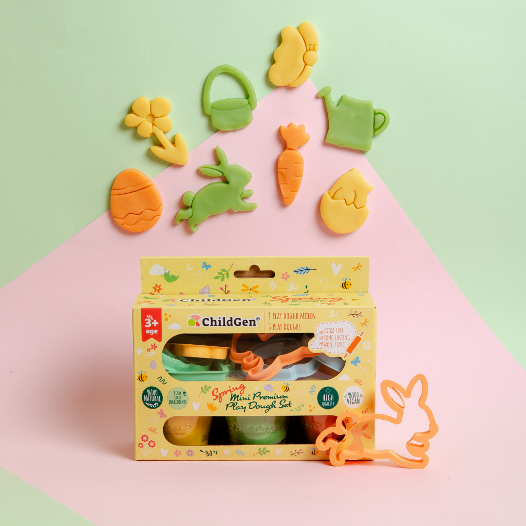 ChildGen Natural Playdough - Spring Set