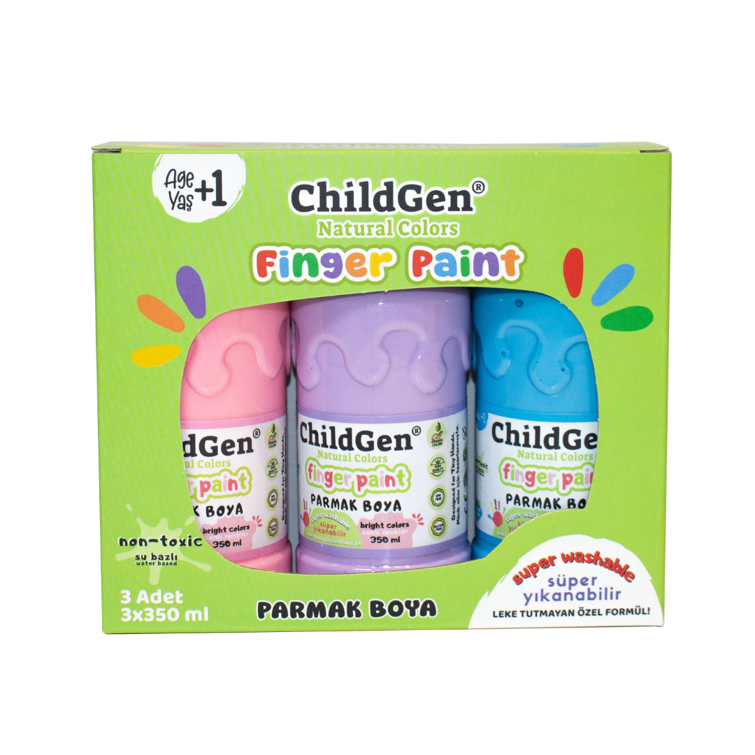 ChildGen Washable Finger Paint Pastel Set