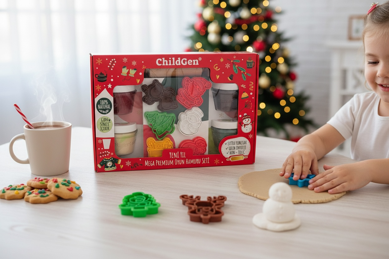ChildGen Natural Playdough Game - Christmas