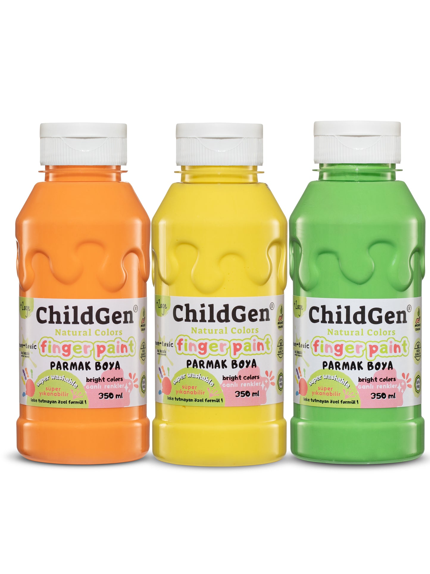 ChildGen Washable Finger Paint Pastel Set