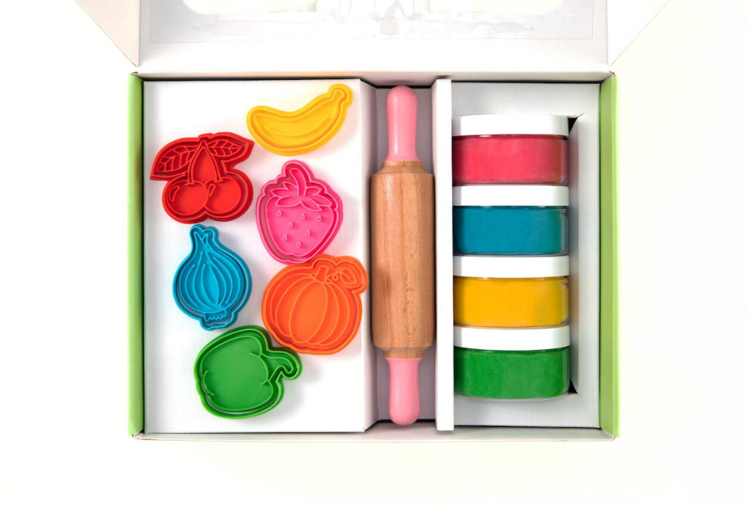 ChildGen Natural Playdough Premium Set - Fruits and Veggies