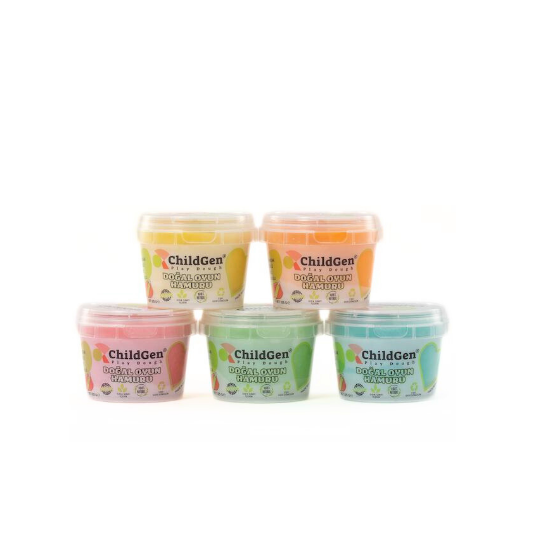 ChildGen Natural Playdough - Eco Set Pastel