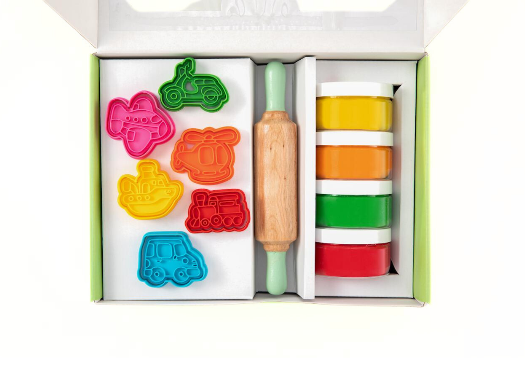 ChildGen Natural Playdough Premium Set - Vehicles