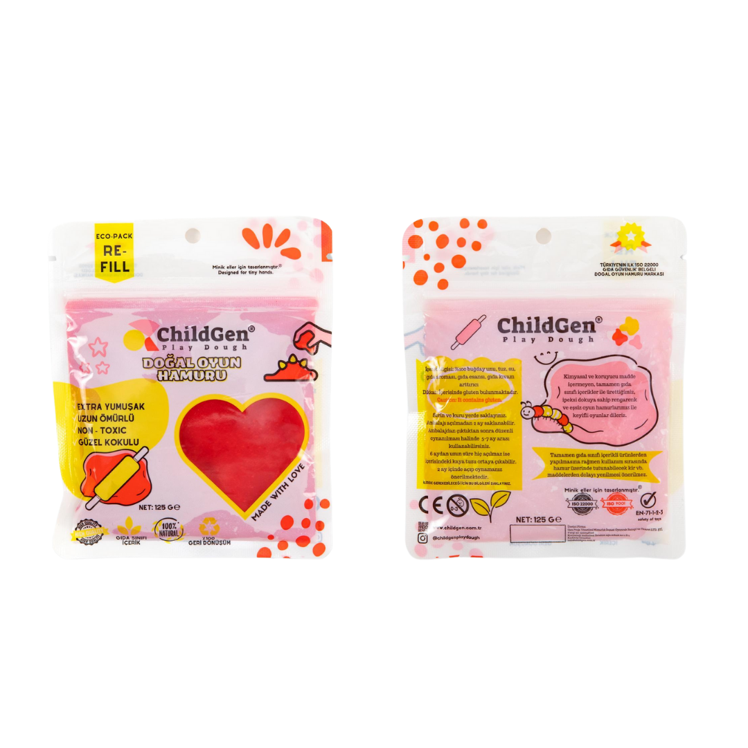 ChildGen Natural Playdough - Eco Refill Pack 125gr