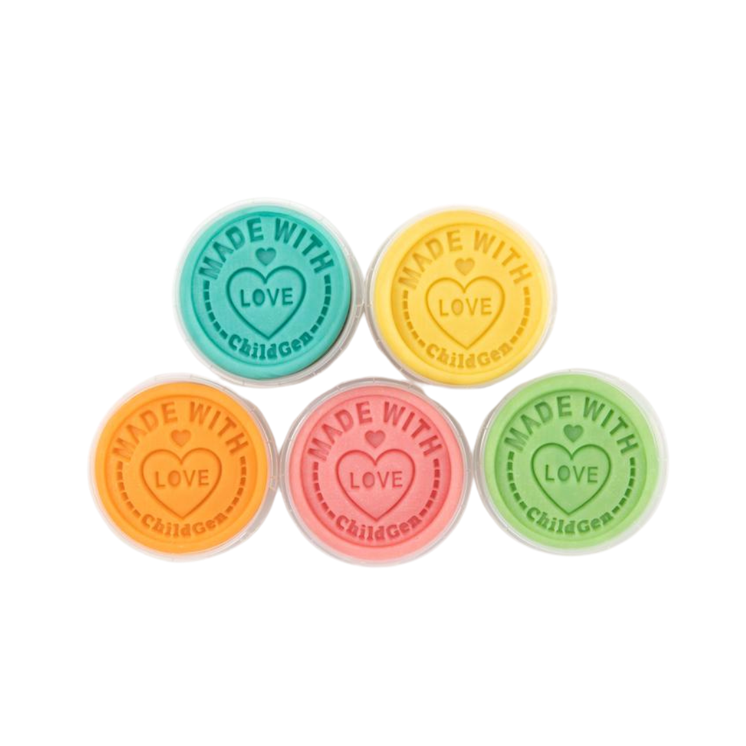 ChildGen Natural Playdough - Eco Set Pastel