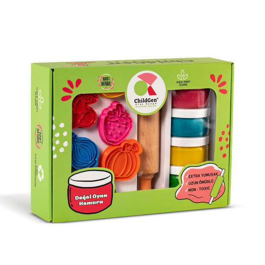 ChildGen Natural Playdough Premium Set - Fruits and Veggies