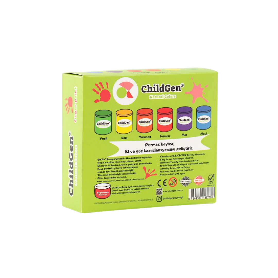 ChildGen Washable Finger Paint Set