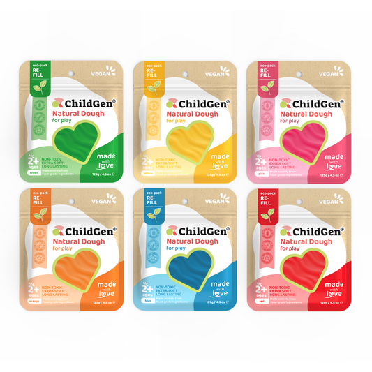 ChildGen Natural Playdough - EcoPack Refill