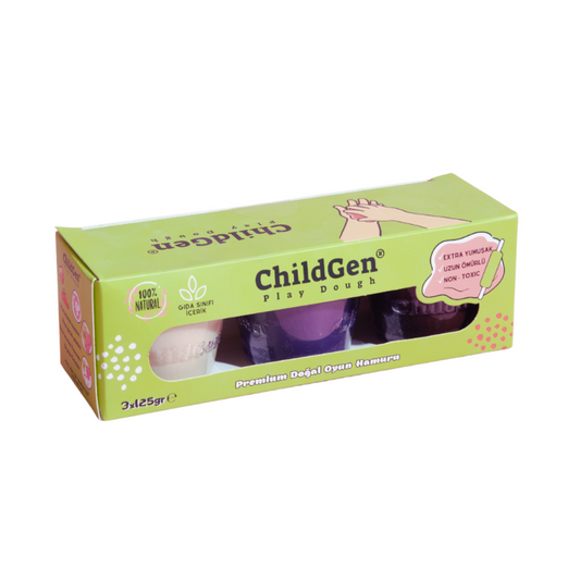 ChildGen Natural Playdough - Trio