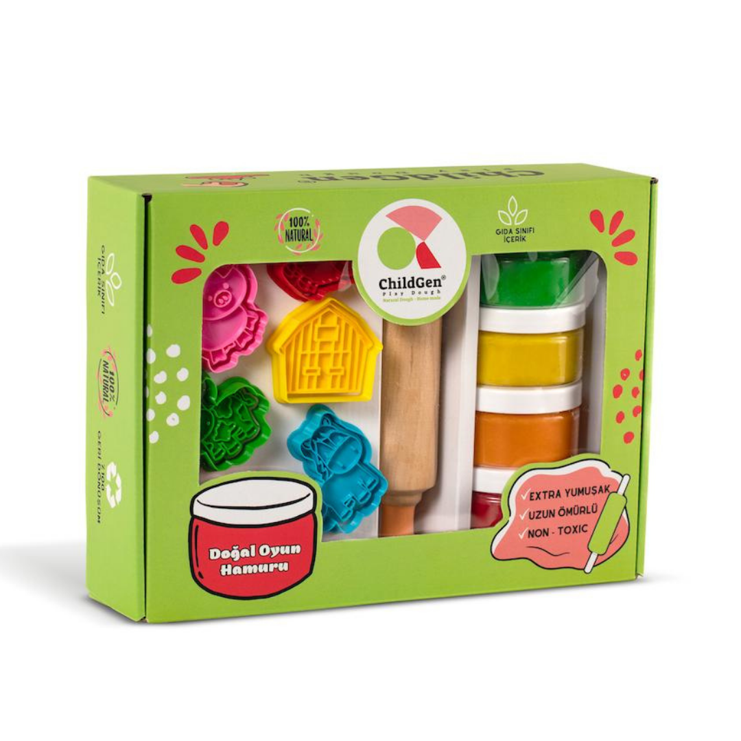 ChildGen Natural Playdough Premium Set - Farm