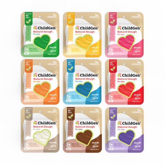ChildGen Natural Playdough - EcoPack Refill