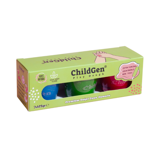 ChildGen Natural Playdough - Trio