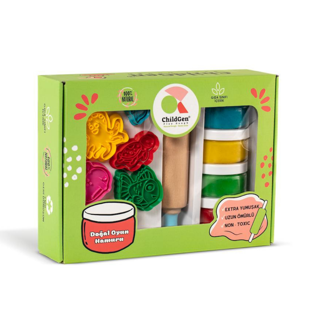 ChildGen Natural Playdough Premium Set - Sea Creatures