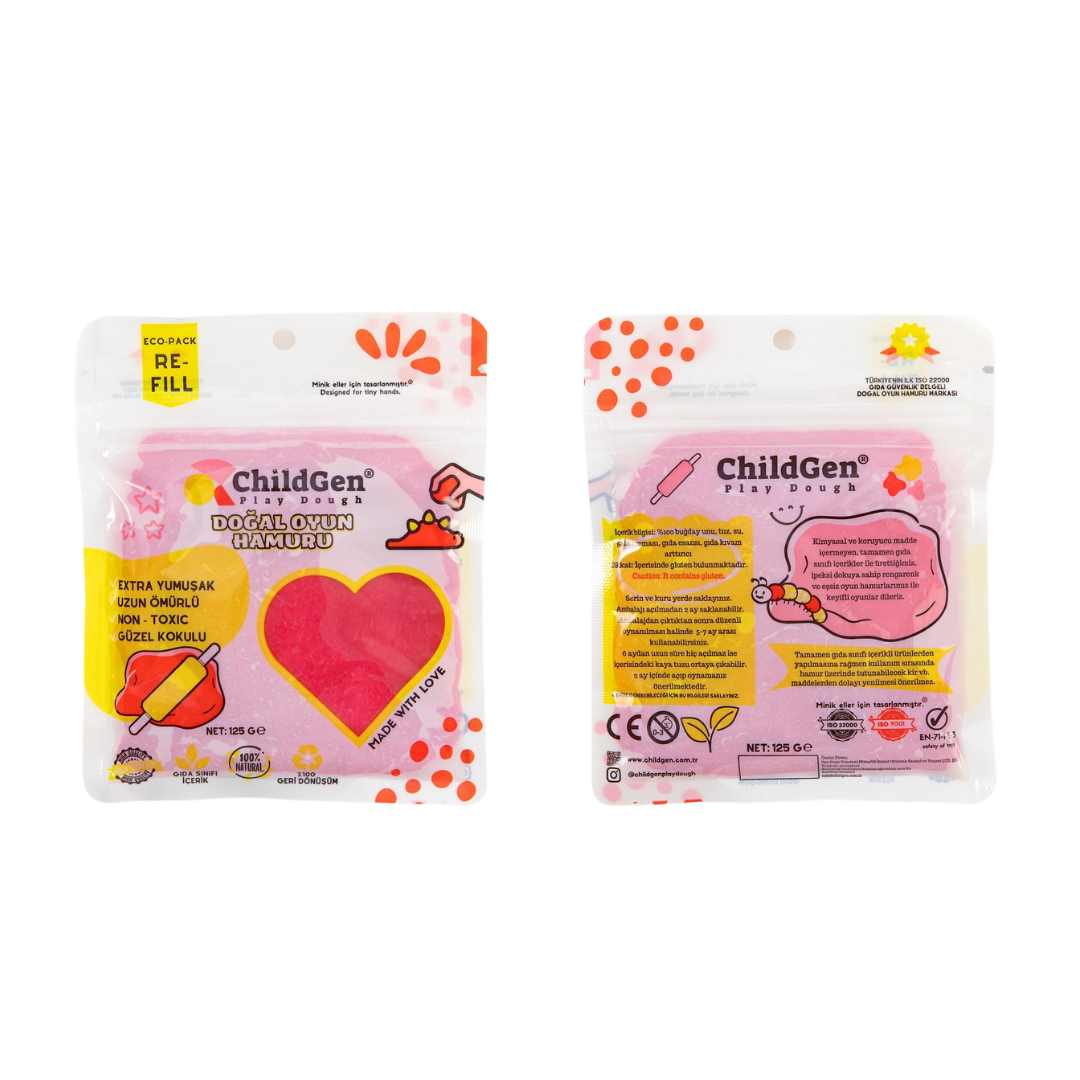 ChildGen Natural Playdough - Eco Refill Pack 125gr