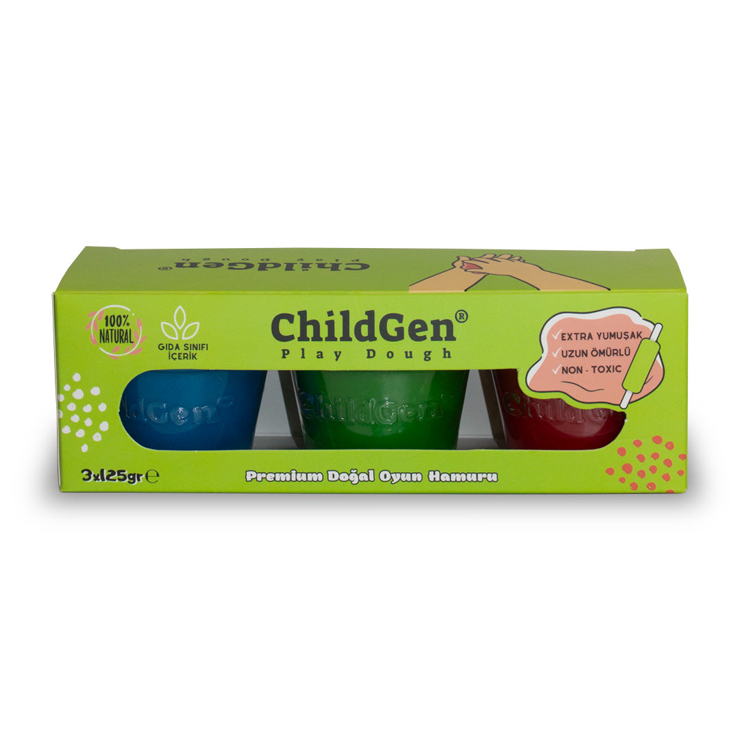 ChildGen Natural Playdough - Trio