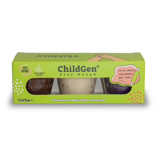 ChildGen Natural Playdough - Trio