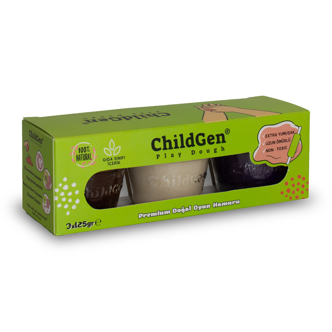 ChildGen Natural Playdough - Trio