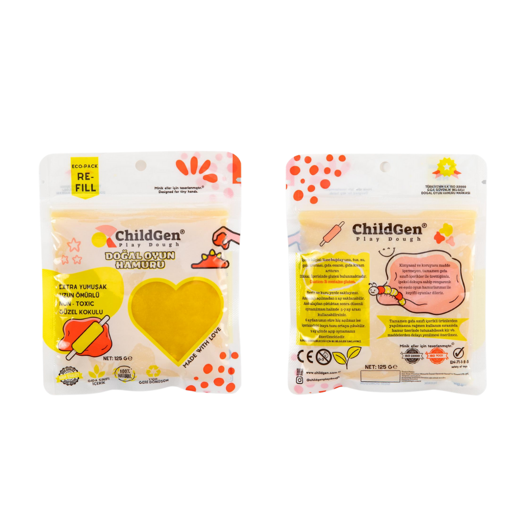 ChildGen Natural Playdough - Eco Refill Pack 125gr