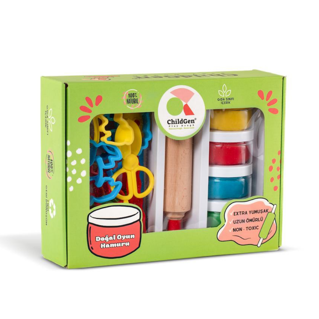 ChildGen Natural Playdough Premium Set - Starter