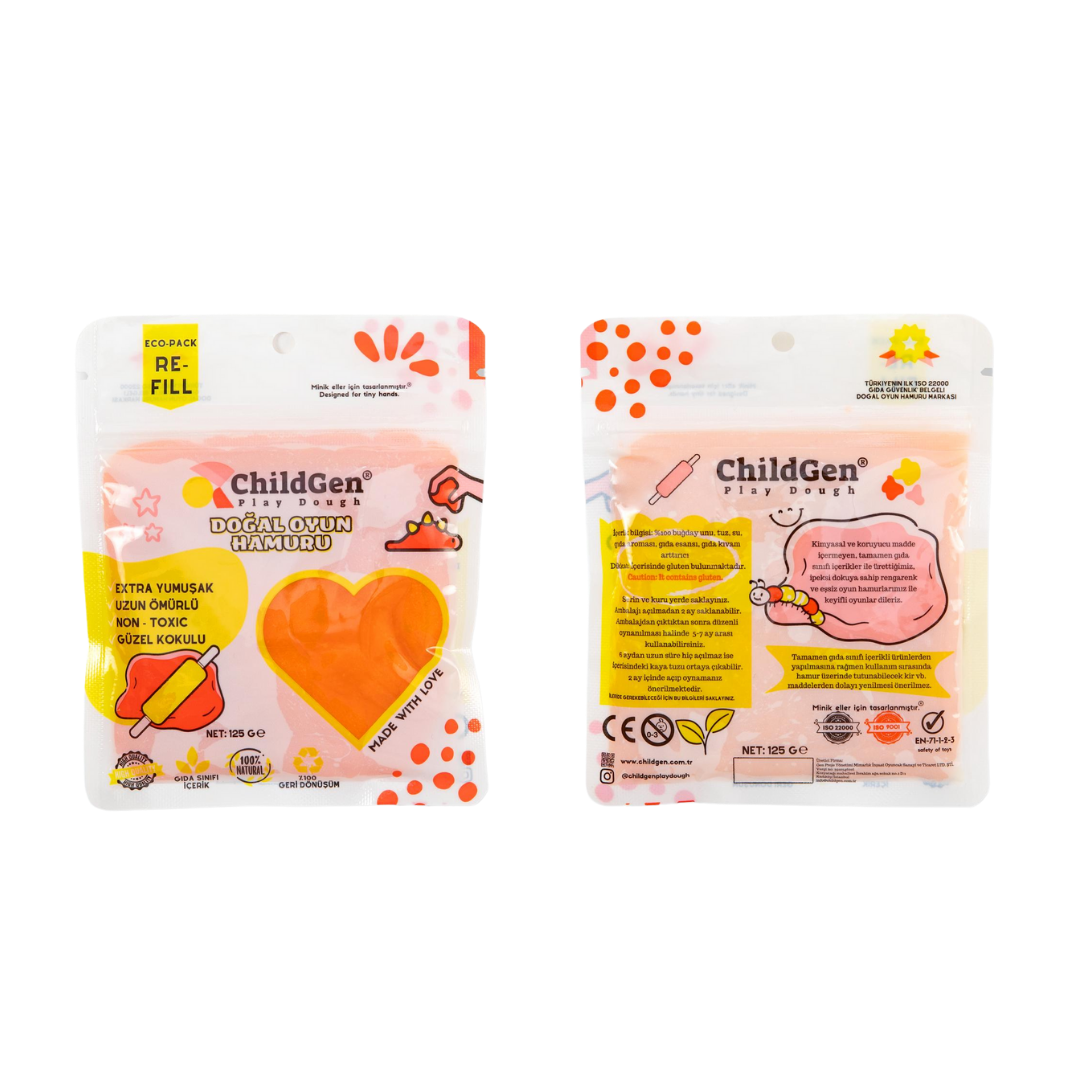 ChildGen Natural Playdough - Eco Refill Pack 125gr