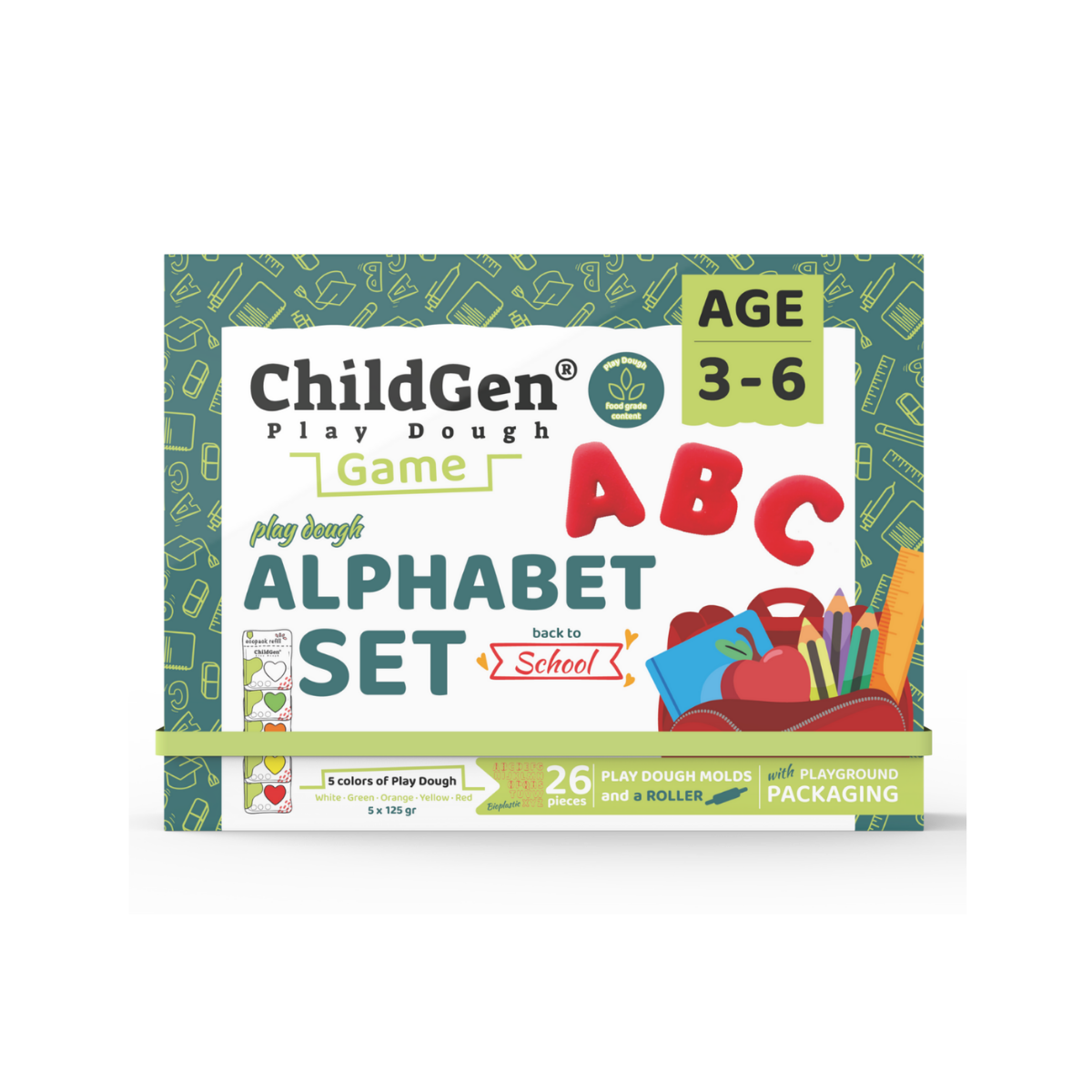 ChildGen Play Dough Game - Alphabet