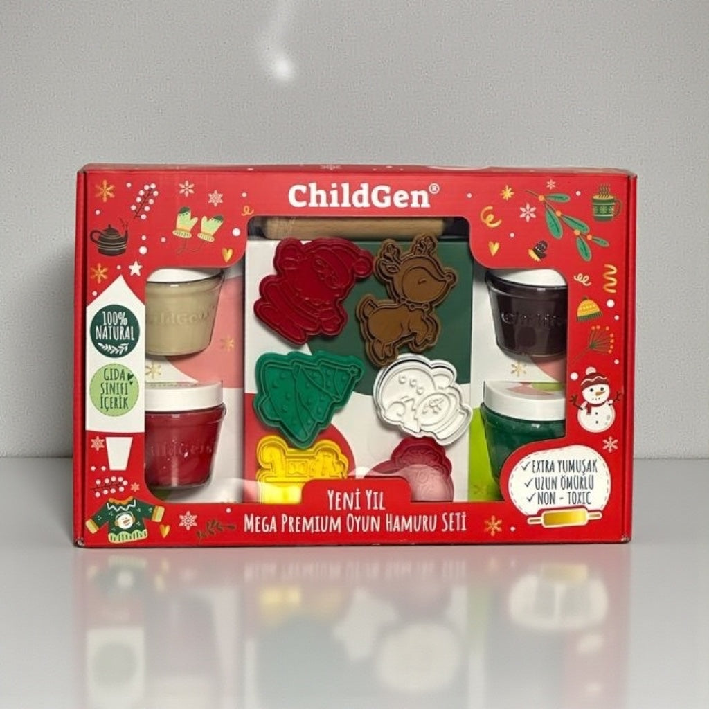 ChildGen Natural Playdough Game - Christmas